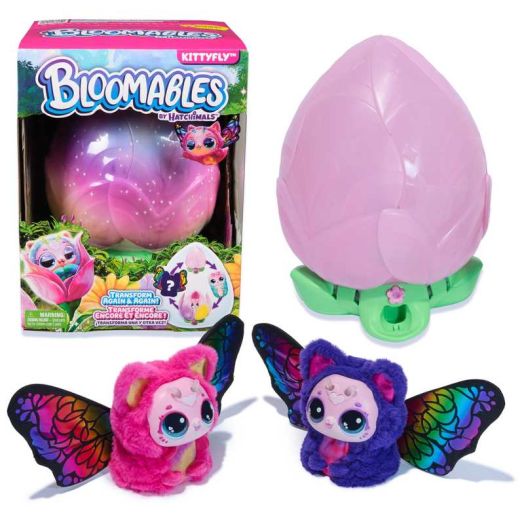 Bloomables by Hatchimals, Kittyfly with Repeatable Reveal, Lights & Sounds (Styles Vary)