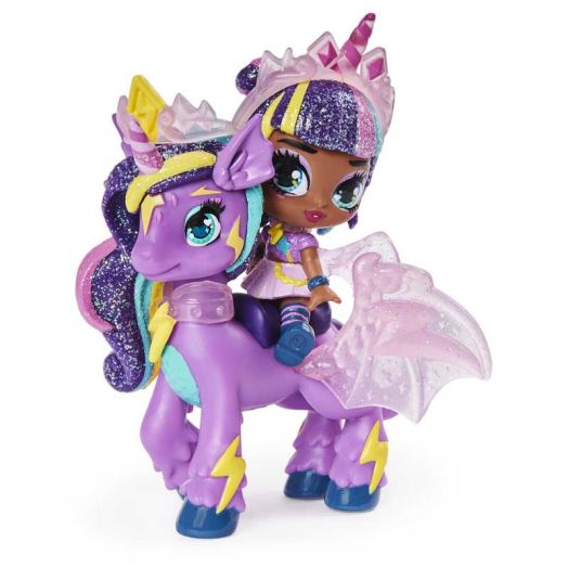 Hatchimals Pixies Riders, Moonlight Mia Pixie and Unicornix Glider Hatchimal Set with Mystery Feature