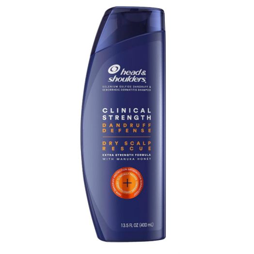 Head & Shoulders Clinical Strength Dandruff & Seborrheic Dermatitis Shampoo, 13.5 fl oz, Pack of 2
