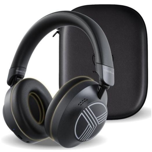 TREBLAB Z7 PRO Hybrid ANC Headphones - aptX-HD Sound, 45H Playtime, USB-C Fast Charging