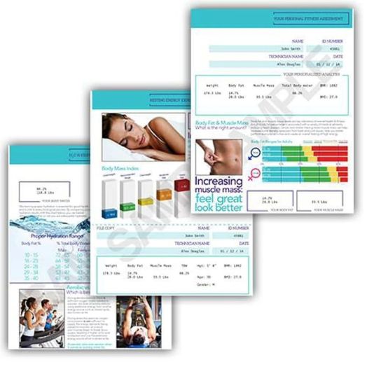 Health o meter Illustrated Printout Stationary, Pediatric