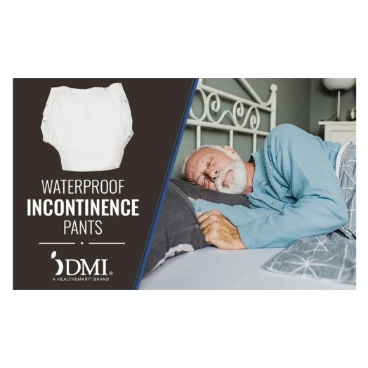 HealthSmart DMI Incontinent Pants, X-Large Pull-On 46-52 Inch Waist