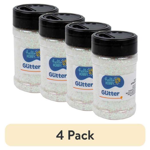 (4 pack) Hello Hobby Iridescent Glitter Shaker, 4 oz.