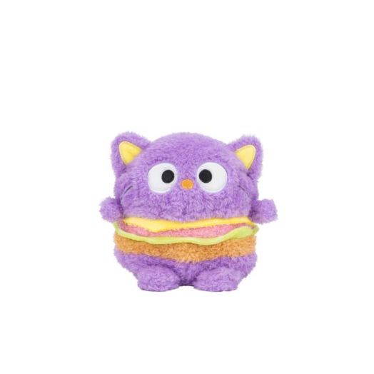 BumBumz 4.5-inch Hello Kitty and Friends FoodTruckBumz - Chococat Burger Plush