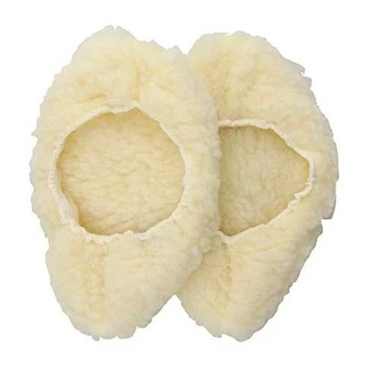Hermell Sheepskin Crutch Underarm Cover & Hand Grip Set, Pair