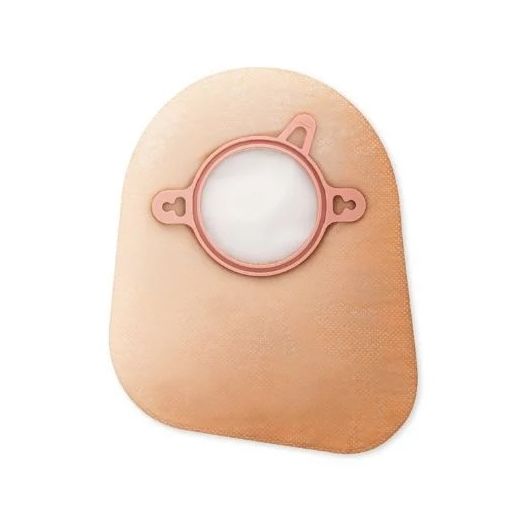 Hollister New Image Two-Piece Closed Mini Ostomy Pouch, 1-3/4 Inch Flange 7 Inch Length Beige Box of 60