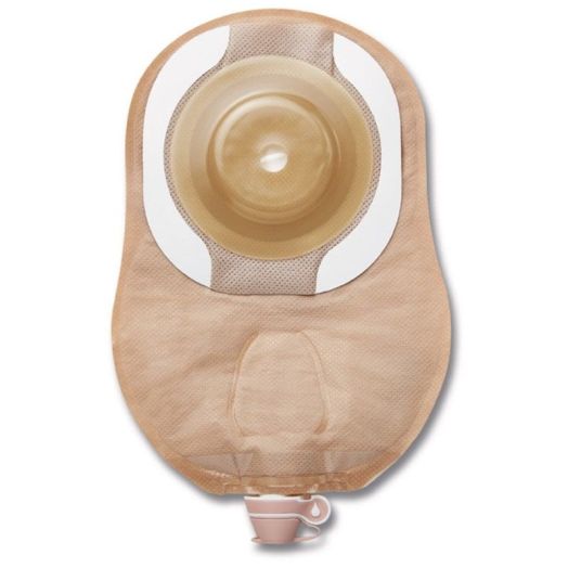 Hollister CeraPlus One-Piece Soft Convex Urostomy Pouch, Up to 1-1/2 Inch Cut-to-Fit Ultra Clear Box of 5