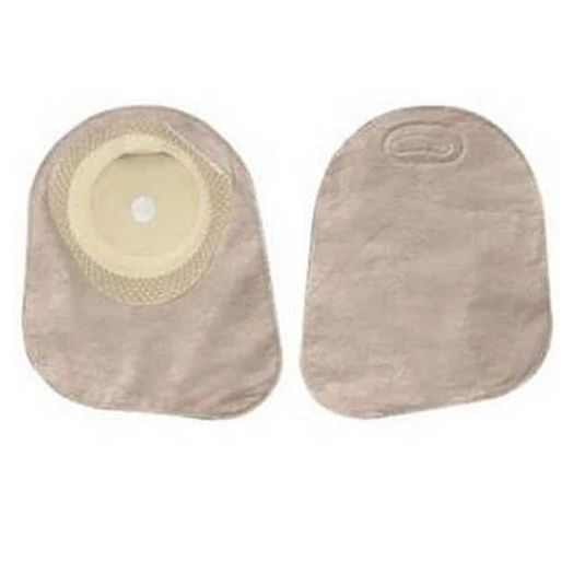 Hollister Premier One-Piece Closed Ostomy Pouch, 1-3/16" Opening 7" Length Beige Box of 30