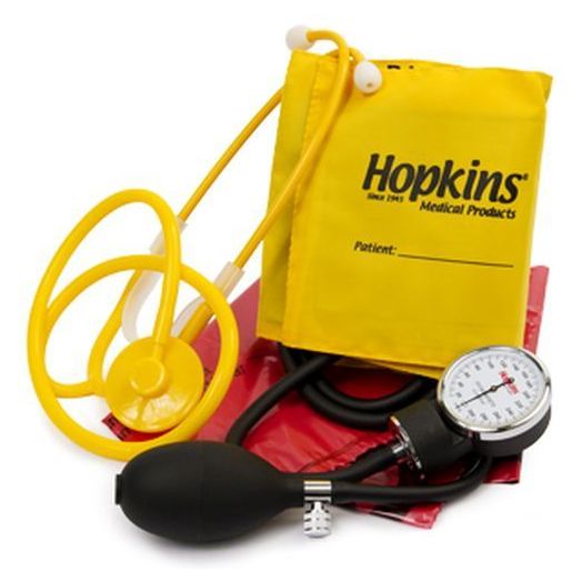 Hopkins Medical Adult Iso-Vital Signs Kit with Disposable Stethoscope
