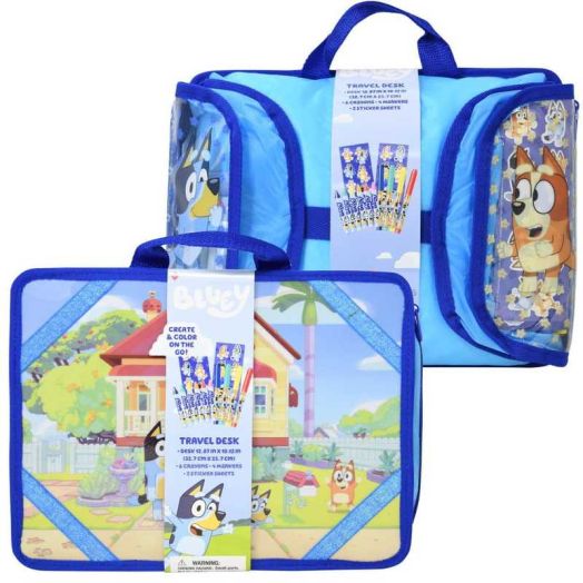 Bluey Travel Desk (Create & Color On the Go!)