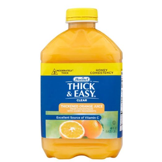 Hormel Health Labs Thick & Easy Thickened Orange Juice, Honey Consistency 46 oz