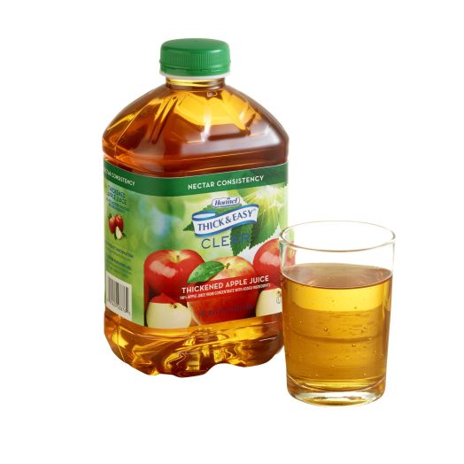 Hormel Thick & Easy Clear Thickened Apple Juice, Nectar Level 2 48 oz