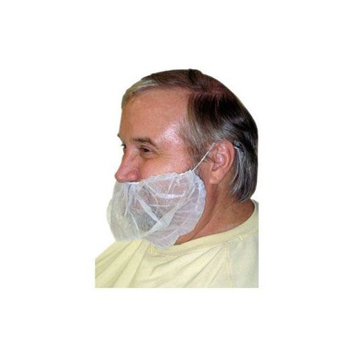 Hospeco ProWorks Polypropylene Beard Covers, Case of 500