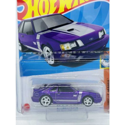 Hot Wheels 2022 '84 Mustang SVO Super Treasure Hunt Purple Muscle Mania