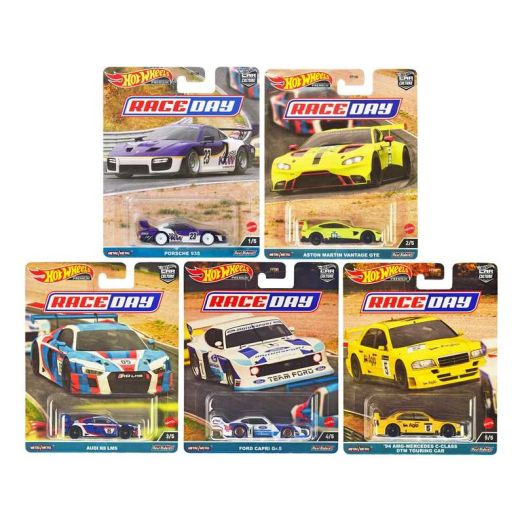 Hot Wheels Diecast Race Day 5 Car Set Car Culture Series