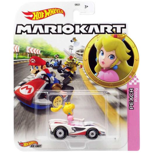 Hot Wheels MarioKart Peach P-Wing Vehicle
