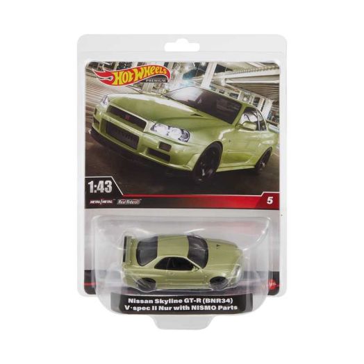 Hot Wheels Premium 1:43rd Scale Collectible Car, Gift for Collectors
