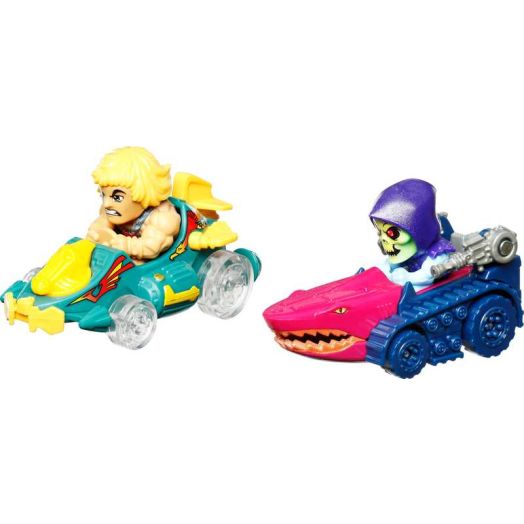 Hot Wheels RacerVerse Die-Cast Cars, Set of 2 Toy Vehicles with Character Drivers (Styles May Vary)