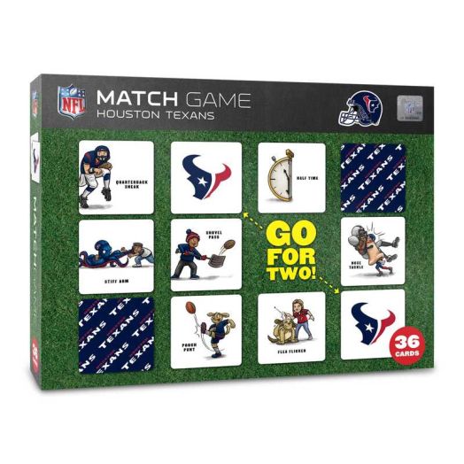 YouTheFan NFL Houston Texans Memory Match Game