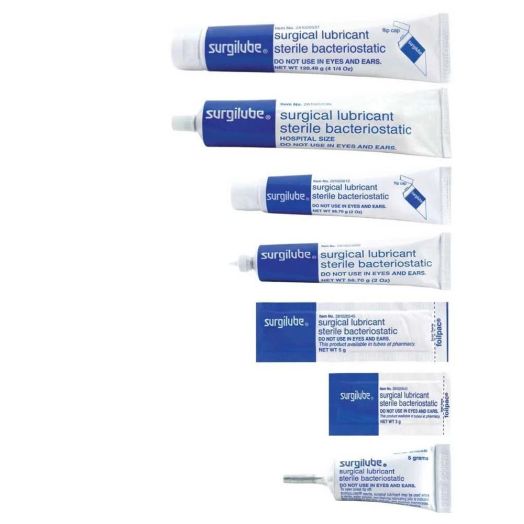 HR Pharmaceuticals Surgilube Surgical Lubricant Sterile Bacteriostatic Jelly, 4.25 oz Tube