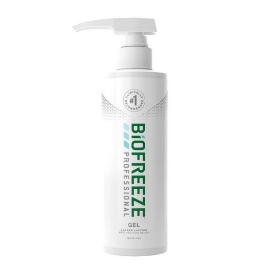 Hygenic Biofreeze Professional Green Topical Analgesic Pain Reliever Gel, 16 oz Pump