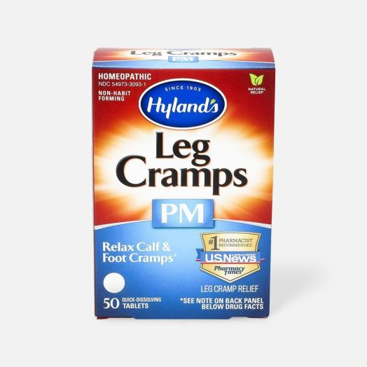 Hyland's Naturals Leg Cramps PM Relief, 50 Quick-Dissolving Tablets