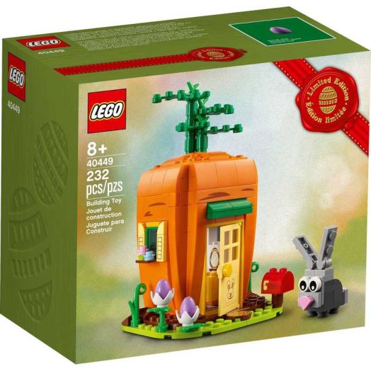 LEGO Creator Easter Bunny's Carrot House 232 Piece Building Set 40449