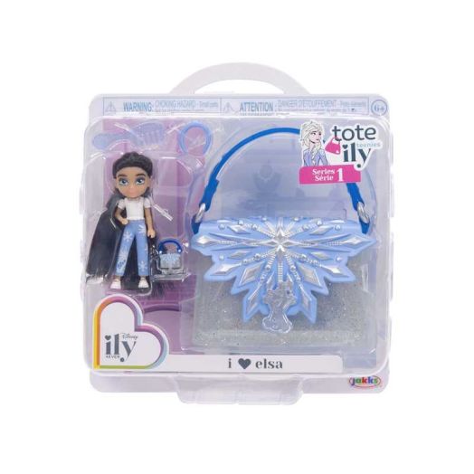 Disney Ily Tote-ILY-Teenies 2.25 inch Tall Elsa Inspired Doll with Matching Purse For Child Ages 6+