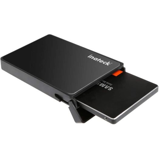 Inateck 2.5 Inch USB 3.0 Hard Drive Disk Enclosure/ Case for 9.5mm 7mm 2.5 Inch SATA I/II/III/HDD/SSD, Support for UASP and Optimized For SSD, Tool-Free