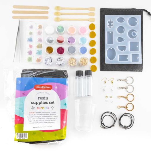 Incraftables Epoxy Resin Kit for Beginners, Resin Supplies Set for DIY Crafts, Casting, Art, Jewelry