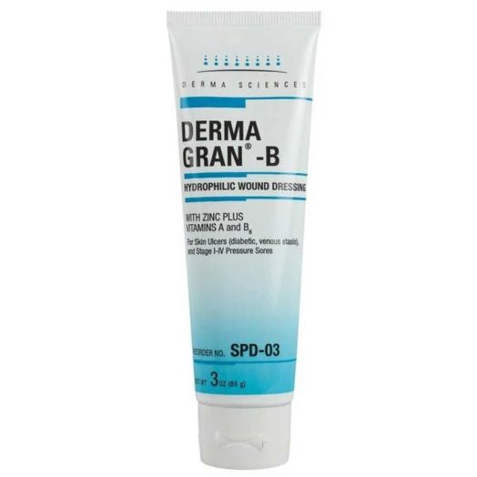Integra LifeSciences Dermagran-B Hydrophilic Wound Dressing, 3 oz. Tube