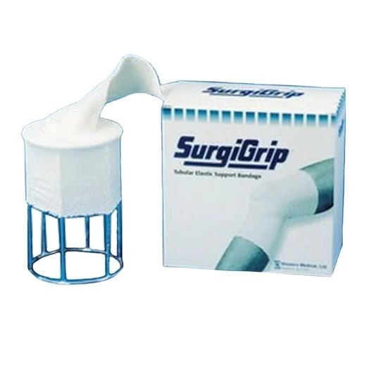 Integra LifeSciences Derma Sciences Surgigrip Latex-Free Tubular Elastic Support Bandage, 4 Inch Large Knees or Thighs