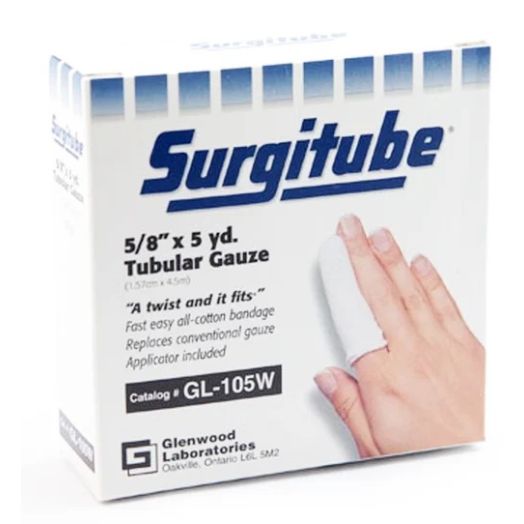 Integra LifeSciences Surgitube Tubular Gauze Bandage, 5/8 Inch x 50 Yards Beige