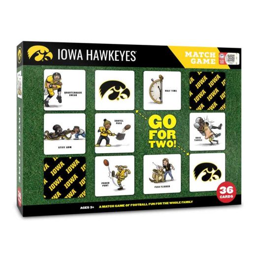 YouTheFan NCAA Iowa Hawkeyes Memory Match Game