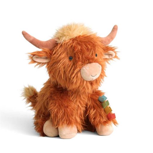 Itzy Ritzy Sweetie Snuggles Highland Cow Plush