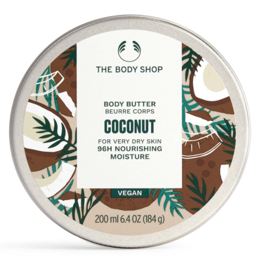 The Body Shop Coconut Body Butter, Nourishing Body Moisturizer, 6.4 Oz.