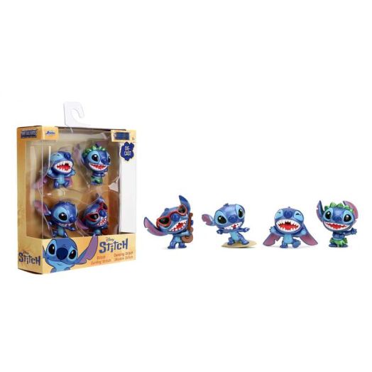 Jada Toys Disney Stitch Metalfigs 4-Pack Die-Cast Figures, 2.5 Scale