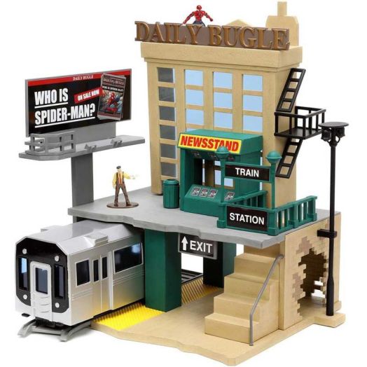 Spider-Man Nano Scene NYC Diorama and 2 Mini-Figures