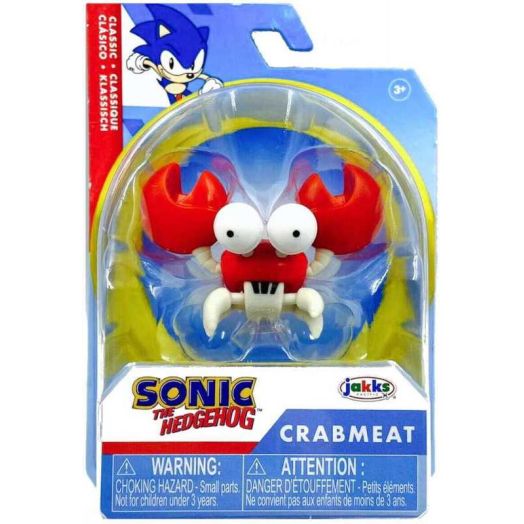 Jakks Pacific Sonic The Hedgehog Crabmeat Mini Figure, 2.5"