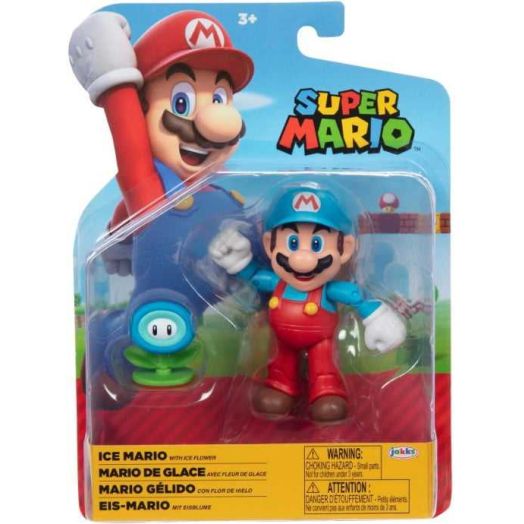 World of Nintendo Wave 44 Ice Mario Action Figure (with Ice Flower)