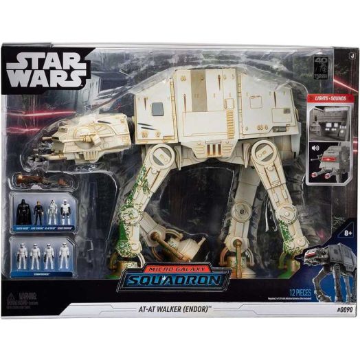 Jazwares Star Wars Micro Galaxy Squadron At-At Walker, Action Figures, Battle Pack