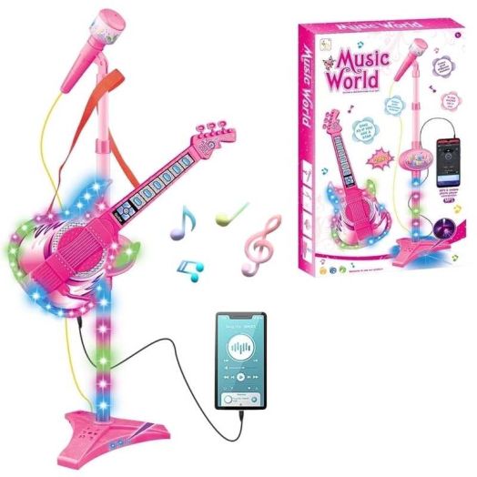 Musical Instrument Toy for Toddlers 3-5 Year Old Girls, Guitar Toys for Kids 3 4 5 6 7 Years Girls, Toys for Girls 3-6 Years, Birthday Gifts for Girls Toys 5-7