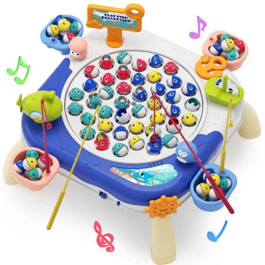 Toy Counting STEM Set Game for Kids Toddlers 3-5, Toys for Boys 3 4 5 6 7 8 Year Old with 360° Rotation, 1-8 Players Board Game for Kids 4-6, Ideas Birthday Gifts for 3 4 5 6 7 8 Year Old