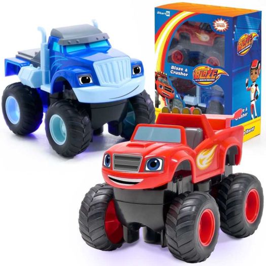 JitteryGit Blaze and the Monster Machines Monster Truck Turbo Racers - Nickelodeon Official Toy for Kids Ages 3-8