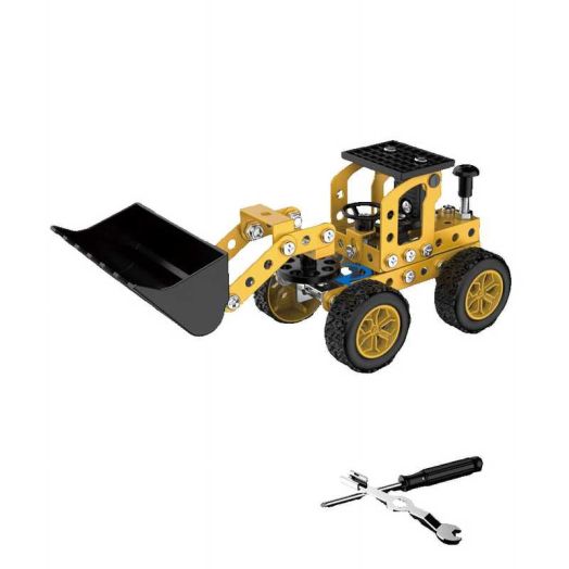 Erector Sets STEM Metal Bulldozer Model Car kit Educational Engineering Toy Gifts for kids 8-16