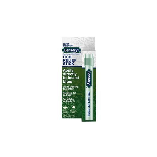 Johnson & Johnson Benadryl Extra Strength Itch Relief Stick, 0.47 fl oz Pack of 3