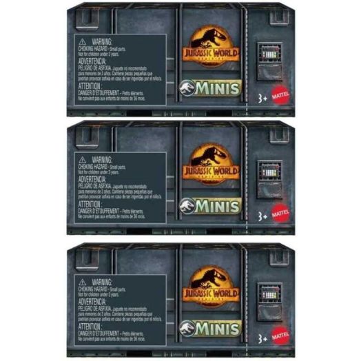 Jurassic World Dominion Minis Surprise Pack Box (Pack of 3)