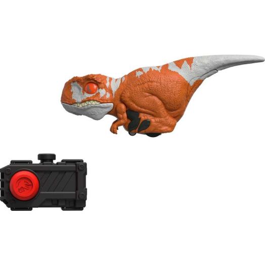 Jurassic World Dominion Uncaged Click Tracker Atrociraptor Figure Red Dinosaur Toy