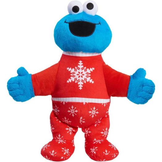 Sesame Street Cookie Monster Plush (Holiday Sweater)