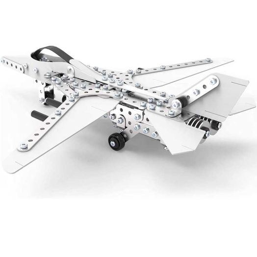 STEM Education Metal Building Toys Kit Metal Fighter Erector Set for Kids Adult